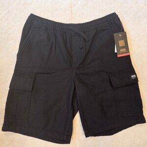 Vans Shorts Women's Large Black Range Elastic Drawstring VN000GBZBLK